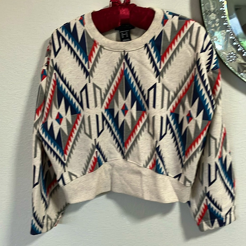 Ariat Navajo Design Cropped Sweatshirt